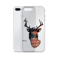 Deer Mullet USA 2.0 iPhone Case - Clear