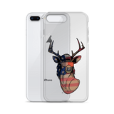 Deer Mullet USA 2.0 iPhone Case - Clear