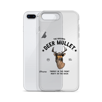 Deer Mullet Motto iPhone Case - Clear