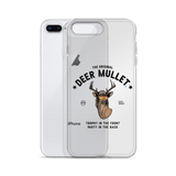 Deer Mullet Motto iPhone Case - Clear