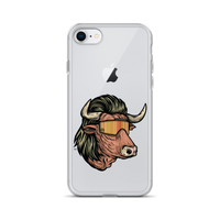 Bull Mullet iPhone Case - Clear