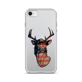 Deer Mullet USA 2.0 iPhone Case - Clear