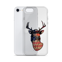 Deer Mullet USA 2.0 iPhone Case - Clear