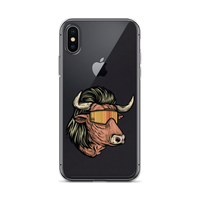 Bull Mullet iPhone Case - Clear