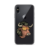 Bull Mullet iPhone Case - Clear