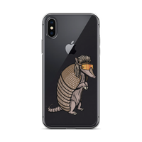 Armadillo Mullet iPhone Case - Clear