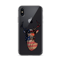 Deer Mullet USA 2.0 iPhone Case - Clear