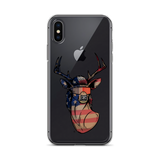 Deer Mullet USA 2.0 iPhone Case - Clear