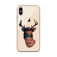 Deer Mullet USA 2.0 iPhone Case - Clear