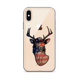 Deer Mullet USA 2.0 iPhone Case - Clear