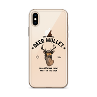 Deer Mullet Motto iPhone Case - Clear