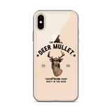 Deer Mullet Motto iPhone Case - Clear