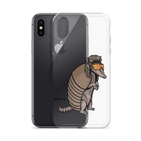 Armadillo Mullet iPhone Case - Clear