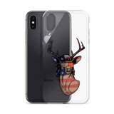 Deer Mullet USA 2.0 iPhone Case - Clear