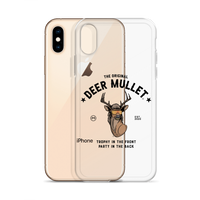 Deer Mullet Motto iPhone Case - Clear