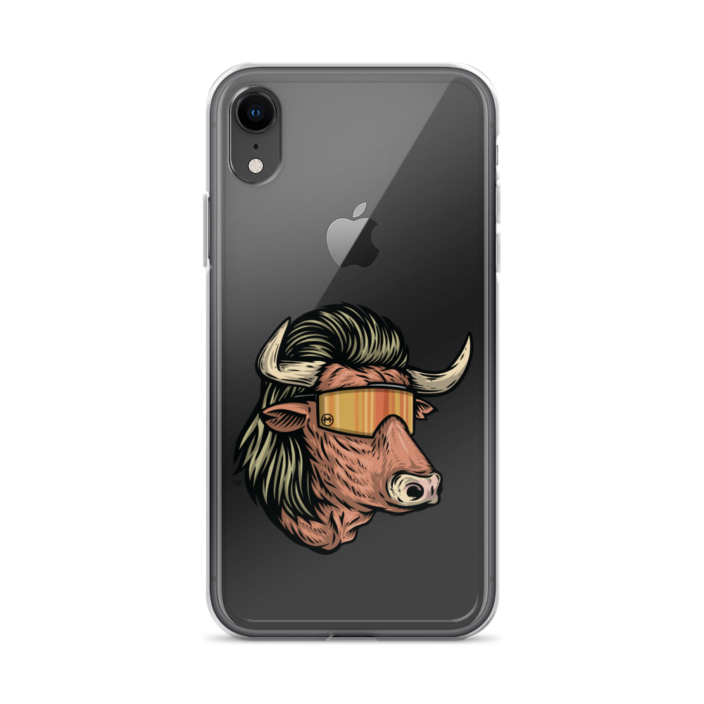 Bull Mullet iPhone Case - Clear