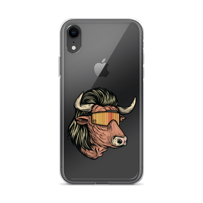 Bull Mullet iPhone Case - Clear