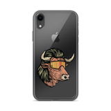 Bull Mullet iPhone Case - Clear