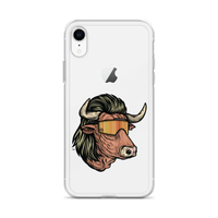 Bull Mullet iPhone Case - Clear