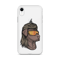 Chocolate Lab Mullet iPhone Case - Clear