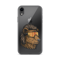 Bear Mullet iPhone Case - Clear