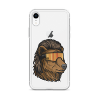 Bear Mullet iPhone Case - Clear