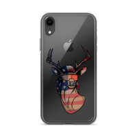 Deer Mullet USA 2.0 iPhone Case - Clear