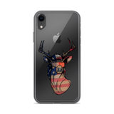 Deer Mullet USA 2.0 iPhone Case - Clear