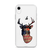 Deer Mullet USA 2.0 iPhone Case - Clear