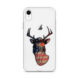 Deer Mullet USA 2.0 iPhone Case - Clear