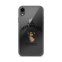 Deer Mullet Motto iPhone Case - Clear