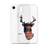 Deer Mullet USA 2.0 iPhone Case - Clear