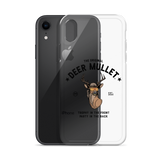 Deer Mullet Motto iPhone Case - Clear