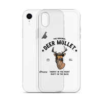 Deer Mullet Motto iPhone Case - Clear