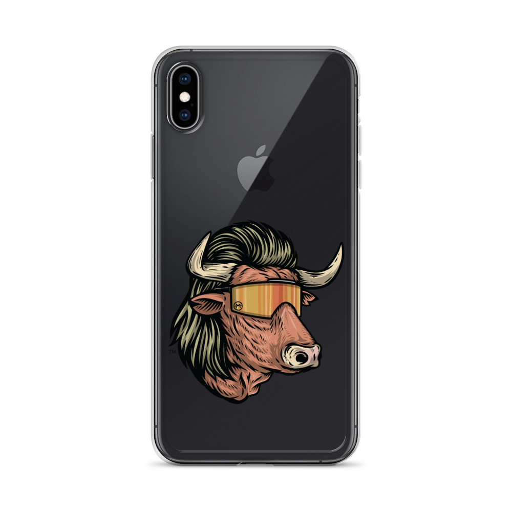Bull Mullet iPhone Case - Clear