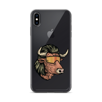 Bull Mullet iPhone Case - Clear