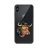 Bull Mullet iPhone Case - Clear