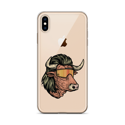 Bull Mullet iPhone Case - Clear