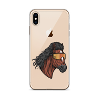 Horse Mullet iPhone Case - Clear