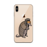 Armadillo Mullet iPhone Case - Clear