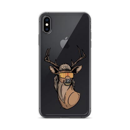 Deer Mullet 2.0 iPhone Case - Clear