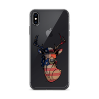 Deer Mullet USA 2.0 iPhone Case - Clear