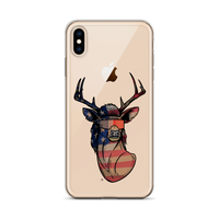 Deer Mullet USA 2.0 iPhone Case - Clear