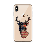 Deer Mullet USA 2.0 iPhone Case - Clear