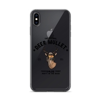 Deer Mullet Motto iPhone Case - Clear