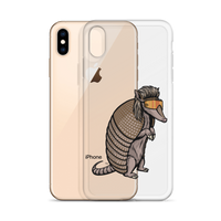 Armadillo Mullet iPhone Case - Clear