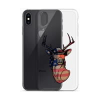 Deer Mullet USA 2.0 iPhone Case - Clear