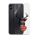 Deer Mullet USA 2.0 iPhone Case - Clear