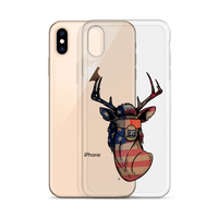 Deer Mullet USA 2.0 iPhone Case - Clear