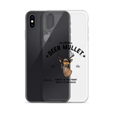 Deer Mullet Motto iPhone Case - Clear